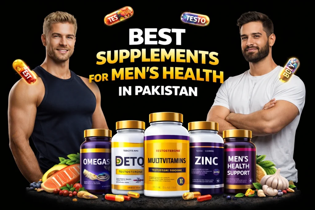 Best Supplements for Men’s Health in Pakistan