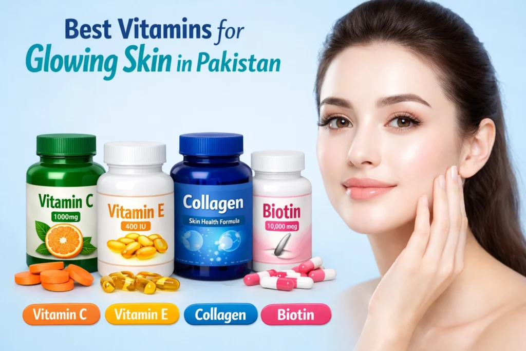 Best Vitamins for Glowing Skin in Pakistan