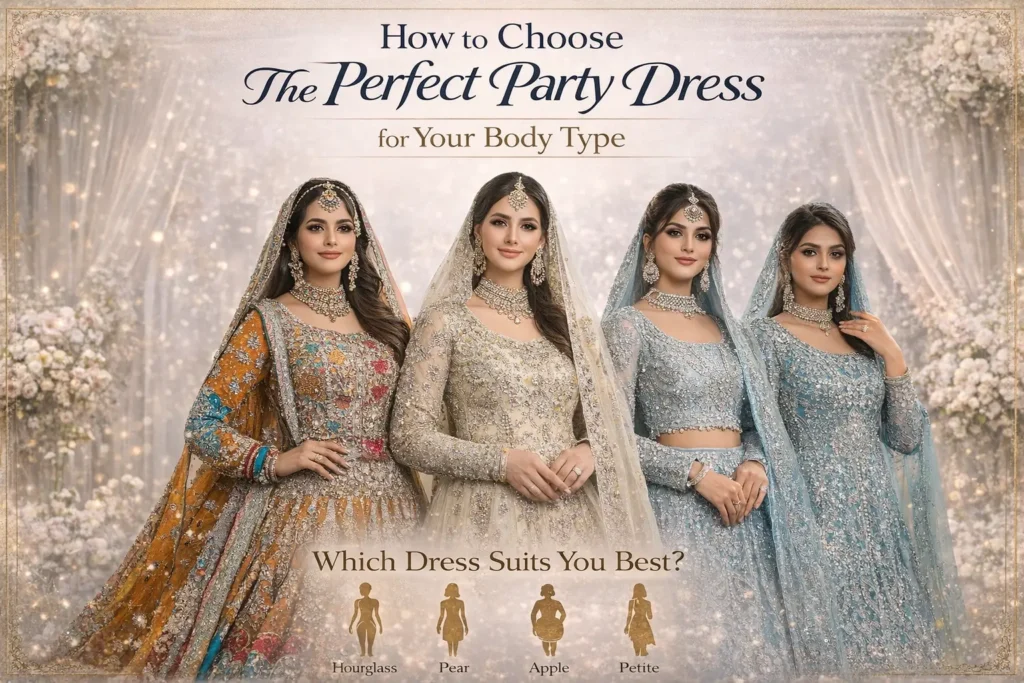 perfect party dress for your body type guide