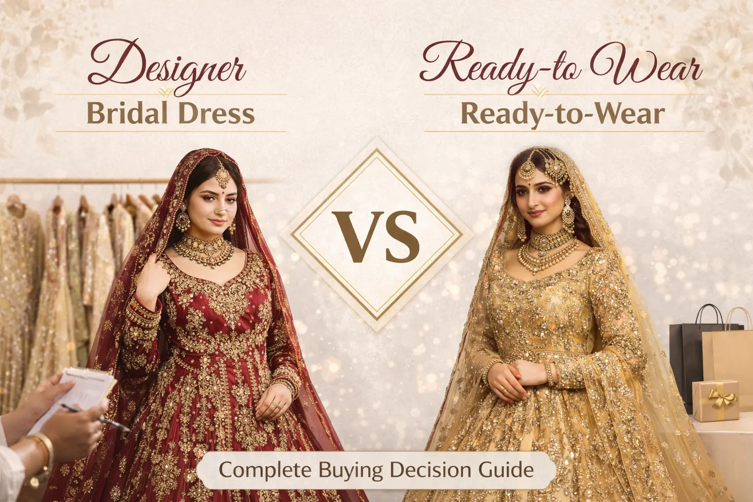 Designer Bridal Dress vs Ready-to-Wear