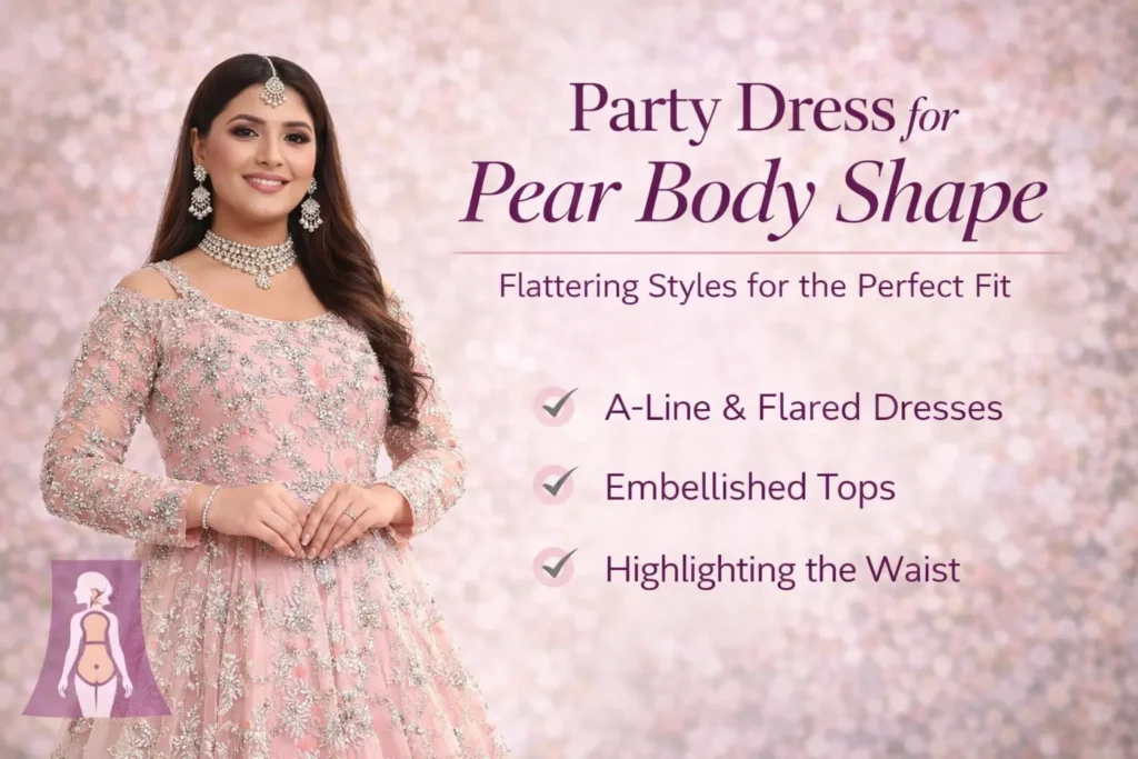 Party Dress for Pear Body Shape
